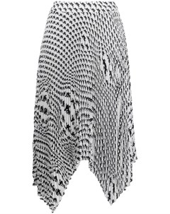 Плиссированная юбка асимметричного кроя Marine serre