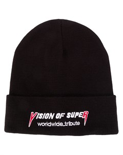 Шапка бини с вышитым логотипом Vision of super