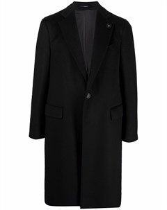 Кашемировое пальто с заостренными лацканами Lardini