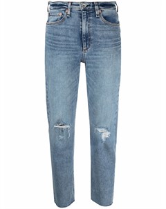 Укороченные джинсы с прорезями Rag & bone