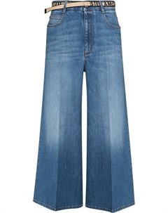 Укороченные джинсы с завышенной талией Stella mccartney