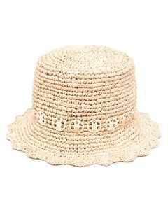 Плетеная шляпа Paco rabanne