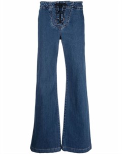 Расклешенные джинсы с завязками See by chloe