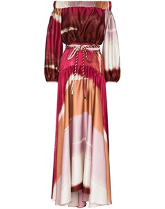 Платье макси Chatillon с открытыми плечами Silvia tcherassi