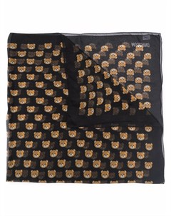 Шелковый платок с принтом Moschino
