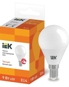 Светодиодная лампа LLE G45 9 230 30 E14 Iek