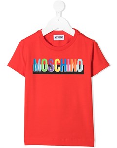 Толстовка в стиле колор блок с логотипом Moschino kids