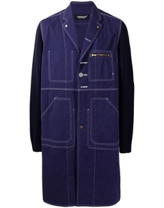 Однобортное пальто в стиле колор блок Undercover