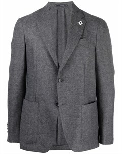 Однобортный пиджак с заостренными лацканами Lardini