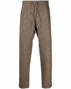Зауженные льняные брюки Briglia 1949