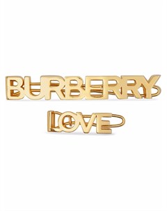 Набор заколок для волос с логотипом Burberry