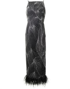Платье ампирного силуэта с бисером Rachel gilbert