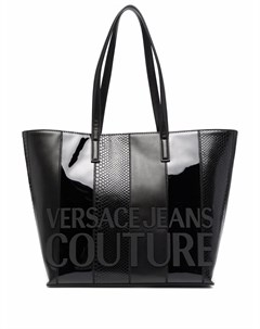 Большая сумка тоут с логотипом Versace jeans couture