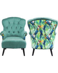 Кресло parrots зеленый 81x103x74 см Kare