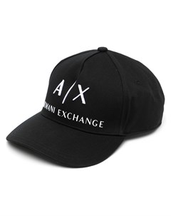 Бейсболка с вышитым логотипом Armani exchange