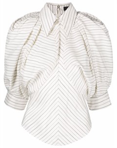 Полосатая блузка с объемными рукавами Isabel marant