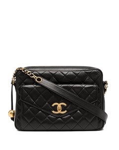Стеганая сумка на плечо 1992 го года с логотипом CC Chanel pre-owned