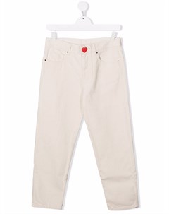 Прямые брюки с пуговицей в форме сердца Nº21 kids