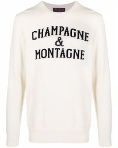 Джемпер Champagne Montagne вязки интарсия Mc2 saint barth