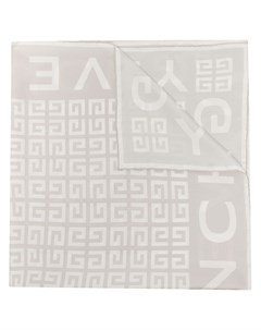 Шелковый платок с логотипом 4G Givenchy