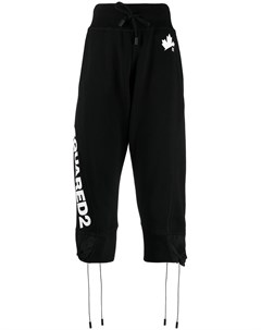 Укороченные спортивные брюки с логотипом Dsquared2