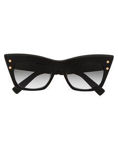 Солнцезащитные очки в массивной оправе Balmain eyewear