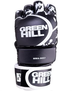 Перчатки для единоборств MMA 0057 L черный Green hill