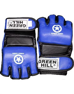Перчатки для единоборств COMBAT SAMBO MMR 0027CS XL синий Green hill