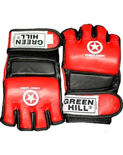 Перчатки для единоборств MMA COMBAT SAMBO MMR 0027CS XL красный Green hill