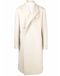 Однобортное пальто из смесовой шерсти с логотипом 1017 alyx 9sm