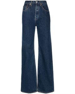 Широкие джинсы с завышенной талией Re/done