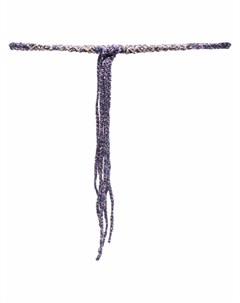Плетеный ремень с бахромой Emporio sirenuse