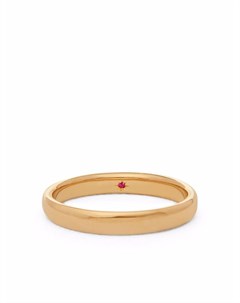 Обручальное кольцо из желтого золота с рубином Annoushka