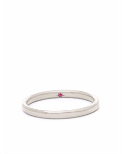Обручальное кольцо из белого золота с рубином Annoushka