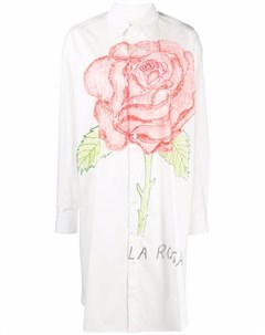 Платье рубашка с принтом La Rosa Marni