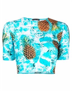 Укороченная футболка Pineapple Skies Philipp plein