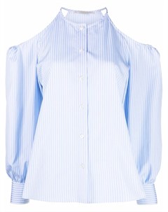 Полосатая блузка с открытыми плечами Stella mccartney