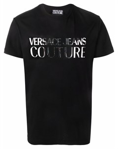 Футболка с нашивкой логотипом Versace jeans couture