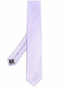 Шелковый галстук с логотипом Emporio armani