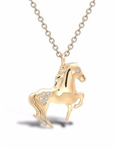 Подвеска Zodiac Horse из желтого золота с бриллиантами Pragnell