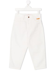 Прямые джинсы с вышитым логотипом Tiny cottons