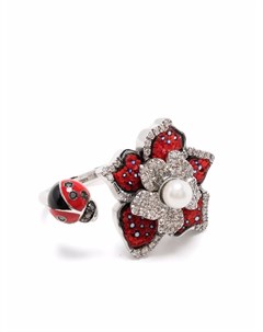 Кольцо Universe Ladybird из белого золота с бриллиантами Sicis jewels