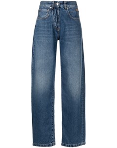 Широкие джинсы с завышенной талией Msgm
