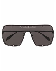 Солнцезащитные очки в массивной оправе Alexander mcqueen eyewear