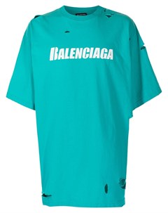 Футболка оверсайз с логотипом Balenciaga