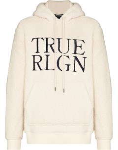 Худи из шерпы с вышитым логотипом True religion