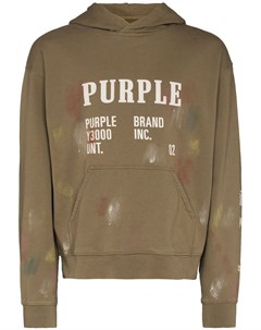 Худи с логотипом Purple brand