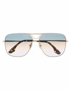 Солнцезащитные очки в массивной квадратной оправе Victoria beckham eyewear