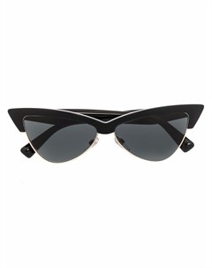 Солнцезащитные очки в полуободковой оправе кошачий глаз Valentino eyewear