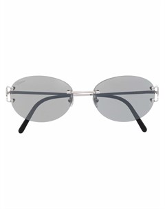 Солнцезащитные очки с овальными линзами Cartier eyewear